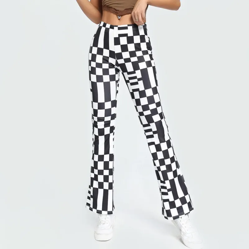 Checking U Out Flare Pants sold by Empty Soda