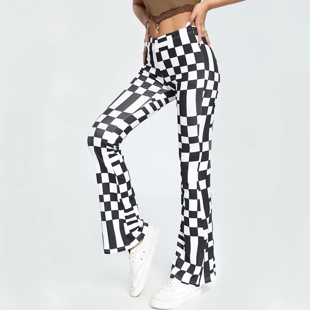 Checking U Out Flare Pants sold by Empty Soda product image thumbnail 2