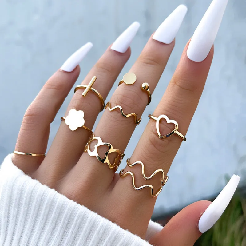 This Life Is Golden Ring Set sold by Empty Soda