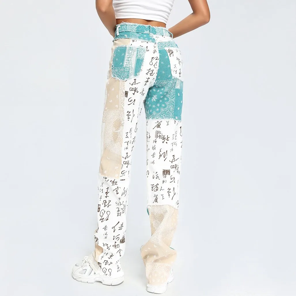 Status Symbol Patchwork Pants sold by Empty Soda product image thumbnail 4