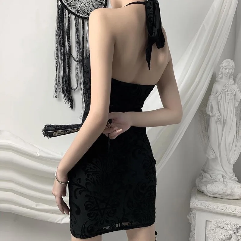 Darkest Desires Lace Dress sold by Empty Soda product image thumbnail 4