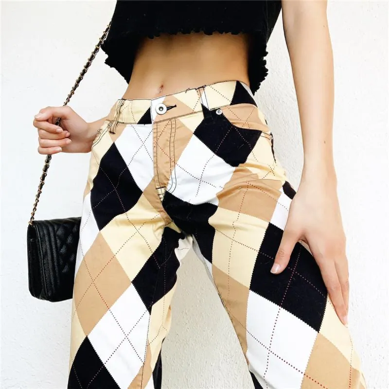 Classic Socialite Plaid Pants sold by Empty Soda