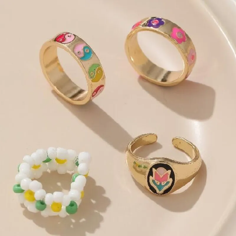Spring Fever Ring Set sold by Empty Soda