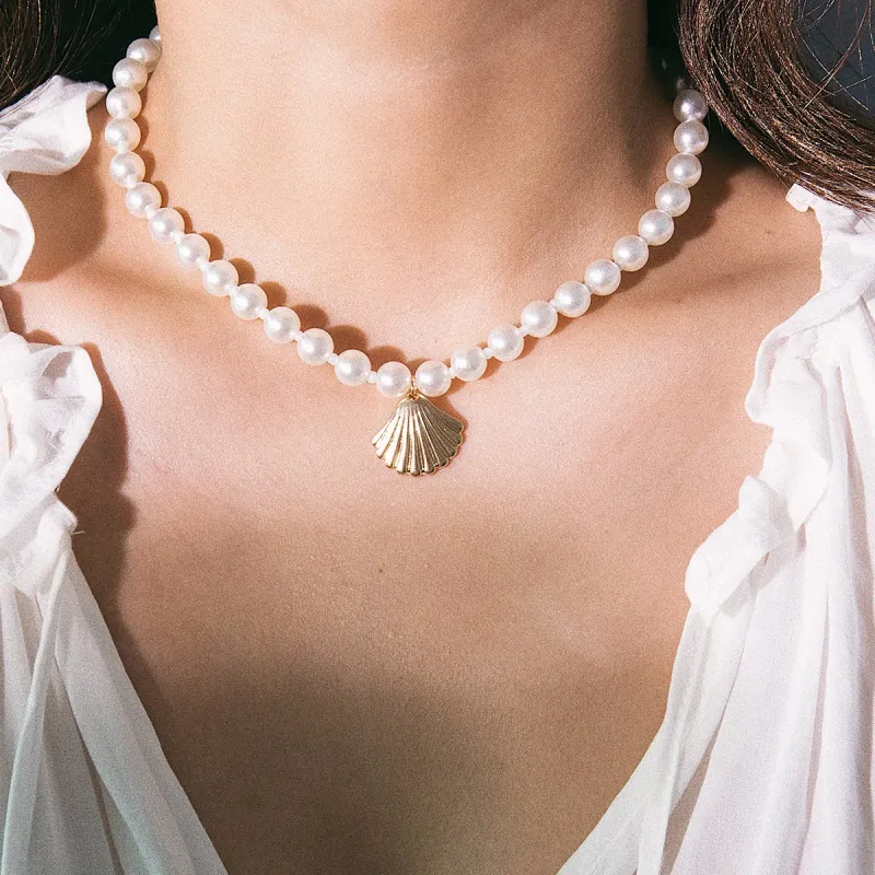 Belle With A Shell Necklace sold by Empty Soda