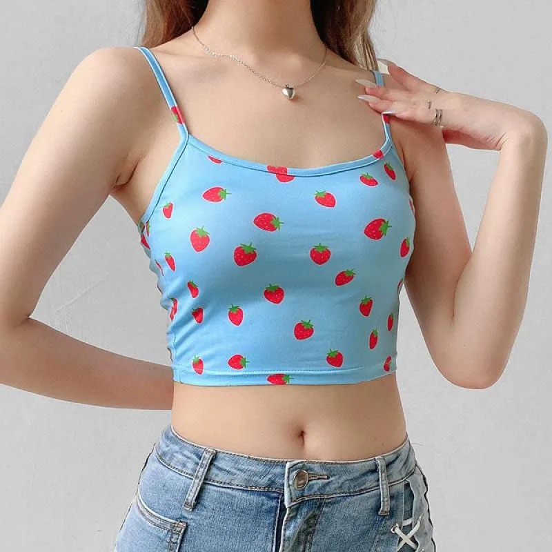 Forbidden Fruit's Strappy Crop Top sold by Empty Soda