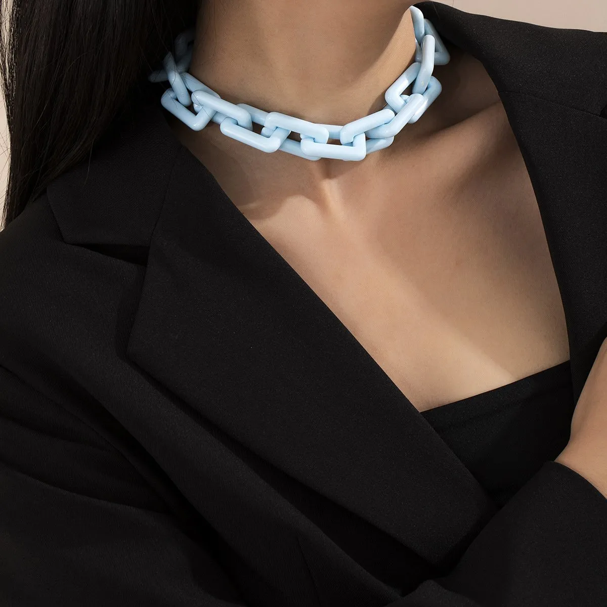 Charming In Chains Choker Necklace sold by Empty Soda product image thumbnail 3
