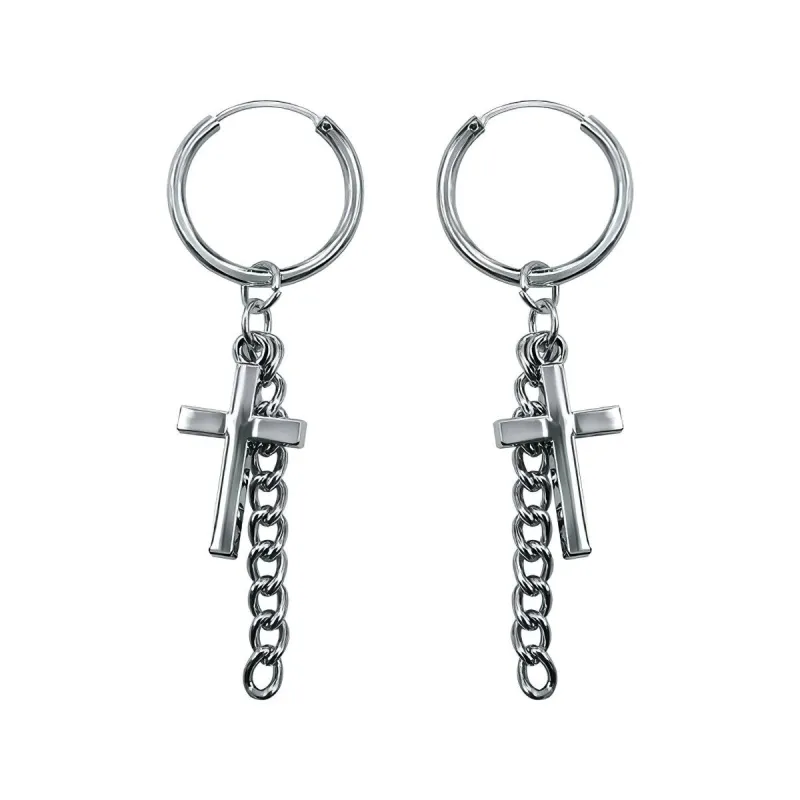 Cross Your Mind Earrings sold by Empty Soda