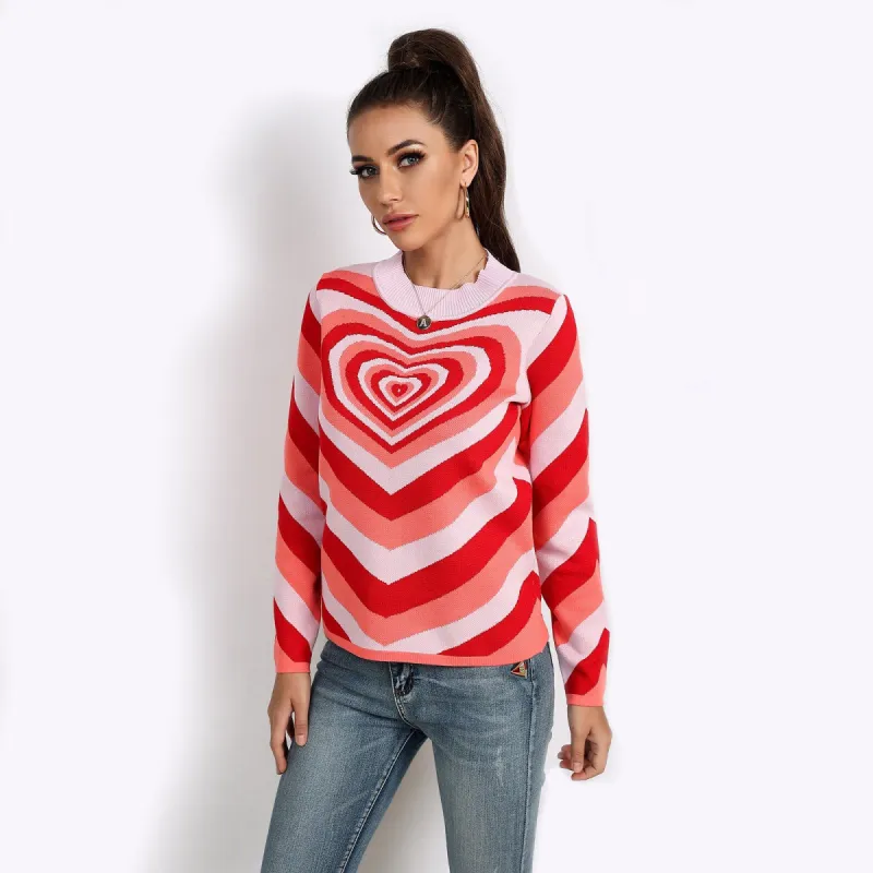 Hearts In A Trance Sweater sold by Empty Soda