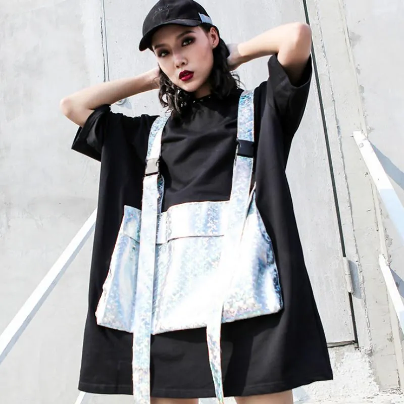 Gangsta In Glitter T-Shirt Dress sold by Empty Soda