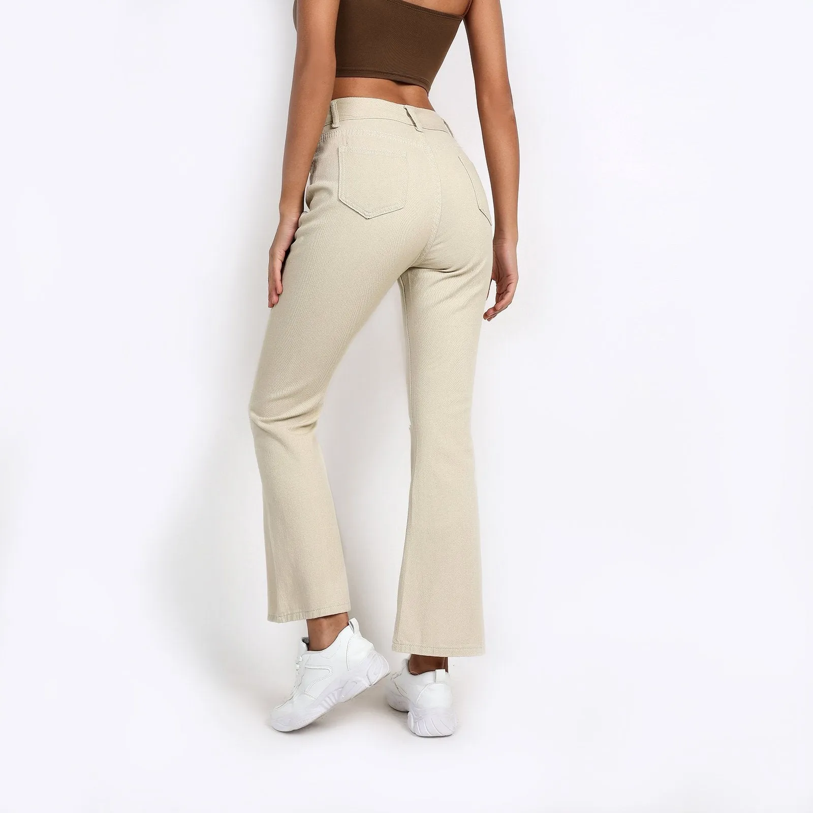 Tear You Apart Tan Jeans sold by Empty Soda product image thumbnail 4