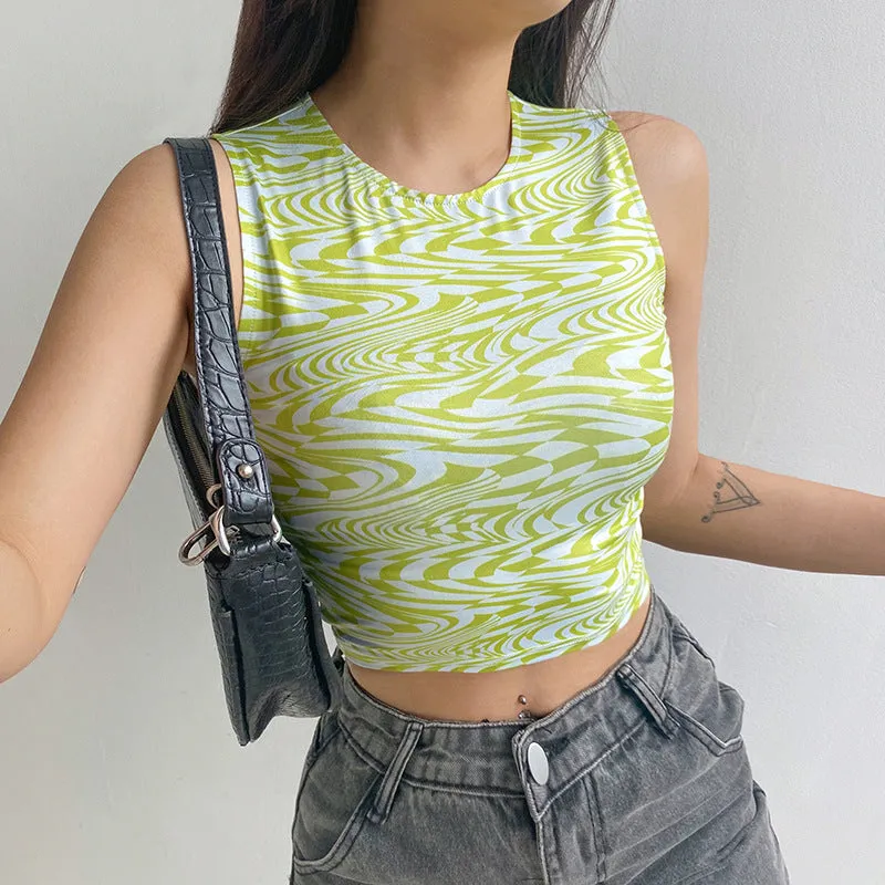 Wavy Euphoria Crop Top sold by Empty Soda product image thumbnail 3