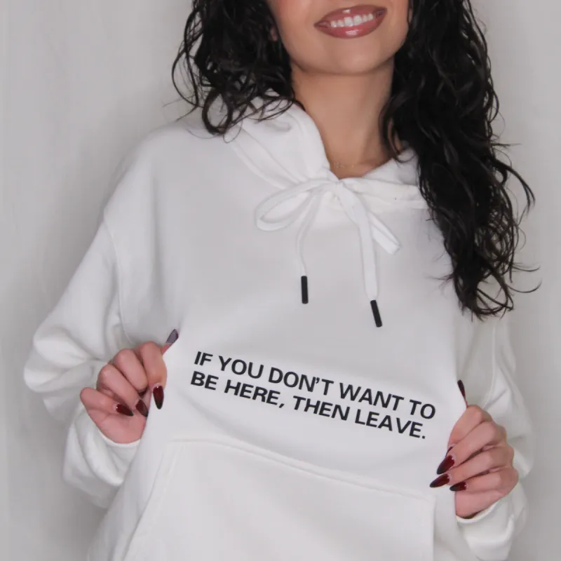 Then Leave Sweatshirt sold by Empty Soda