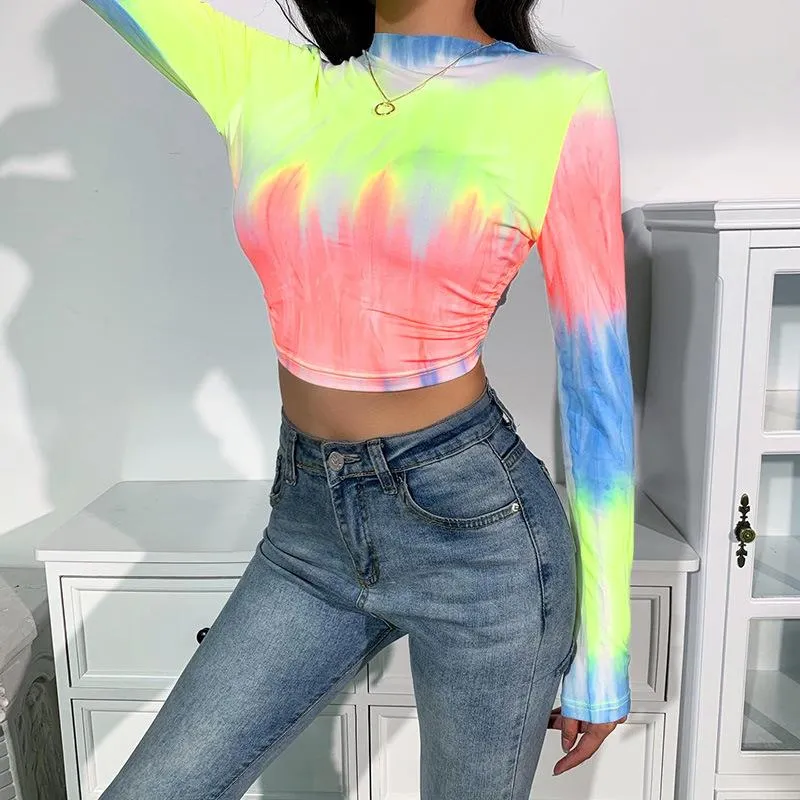 Electric Dreams Crop Top sold by Empty Soda product image thumbnail 3