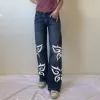 Gothic Butterfly Gleam Jeans sold by Empty Soda