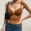 Love Me Or Leaf Me Lace Crop Top sold by Empty Soda