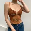 Love Me Or Leaf Me Lace Crop Top sold by Empty Soda