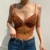 Love Me Or Leaf Me Lace Crop Top sold by Empty Soda