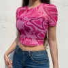 Mixed Emotions Mesh Crop Top sold by Empty Soda