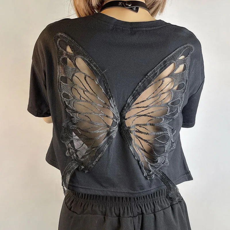 Spread My Wings Crop Top sold by Empty Soda product image thumbnail 2