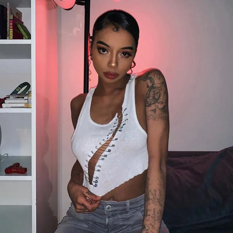 Ella Elevated Exposure Crop Top sold by Empty Soda