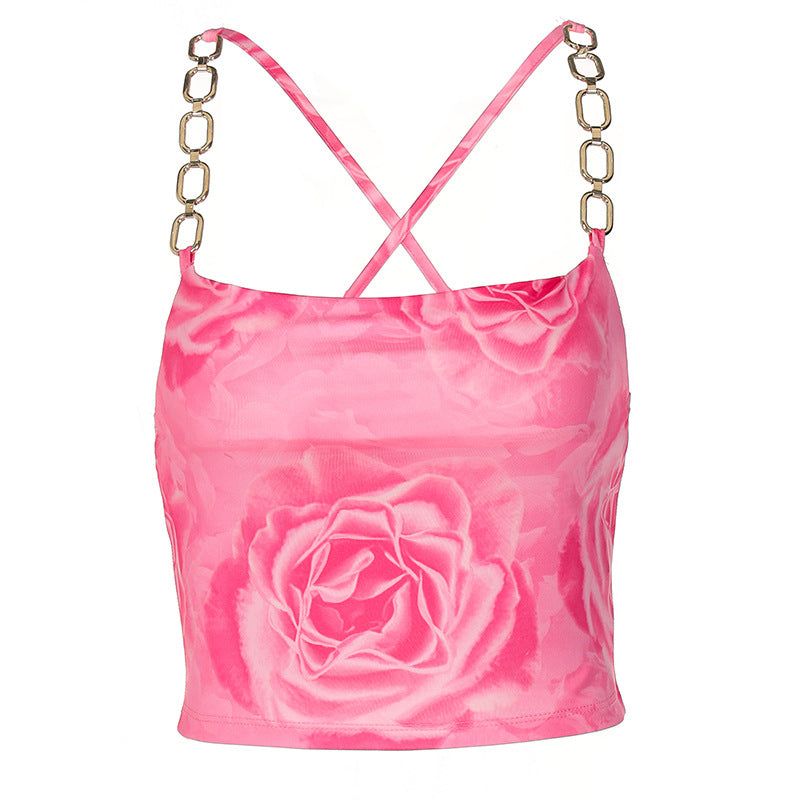Moonlight & Roses Crop Top sold by Empty Soda product image thumbnail 4