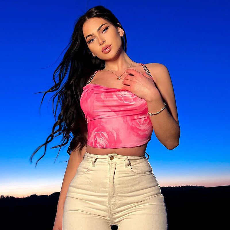 Moonlight & Roses Crop Top sold by Empty Soda product image thumbnail 2