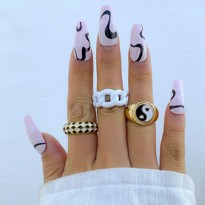 Tip The Balance Ring Set sold by Empty Soda