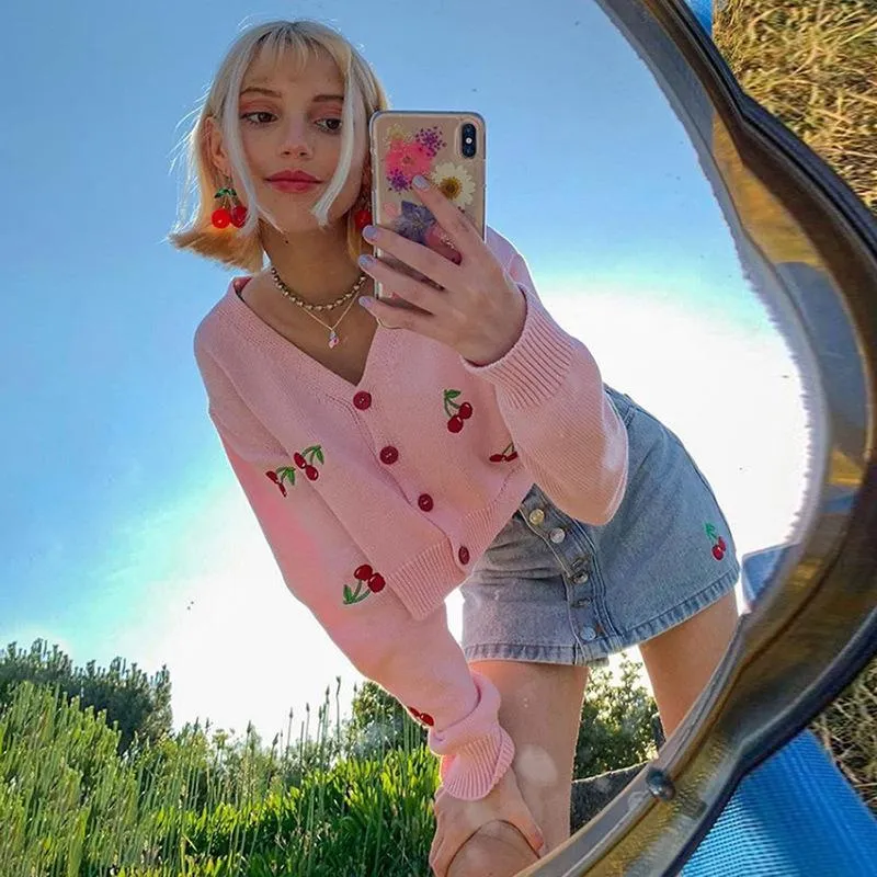 Take A Taste Cherry Sweater sold by Empty Soda product image thumbnail 2