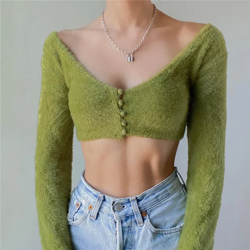 Feelin' Good Crop Top sold by Empty Soda