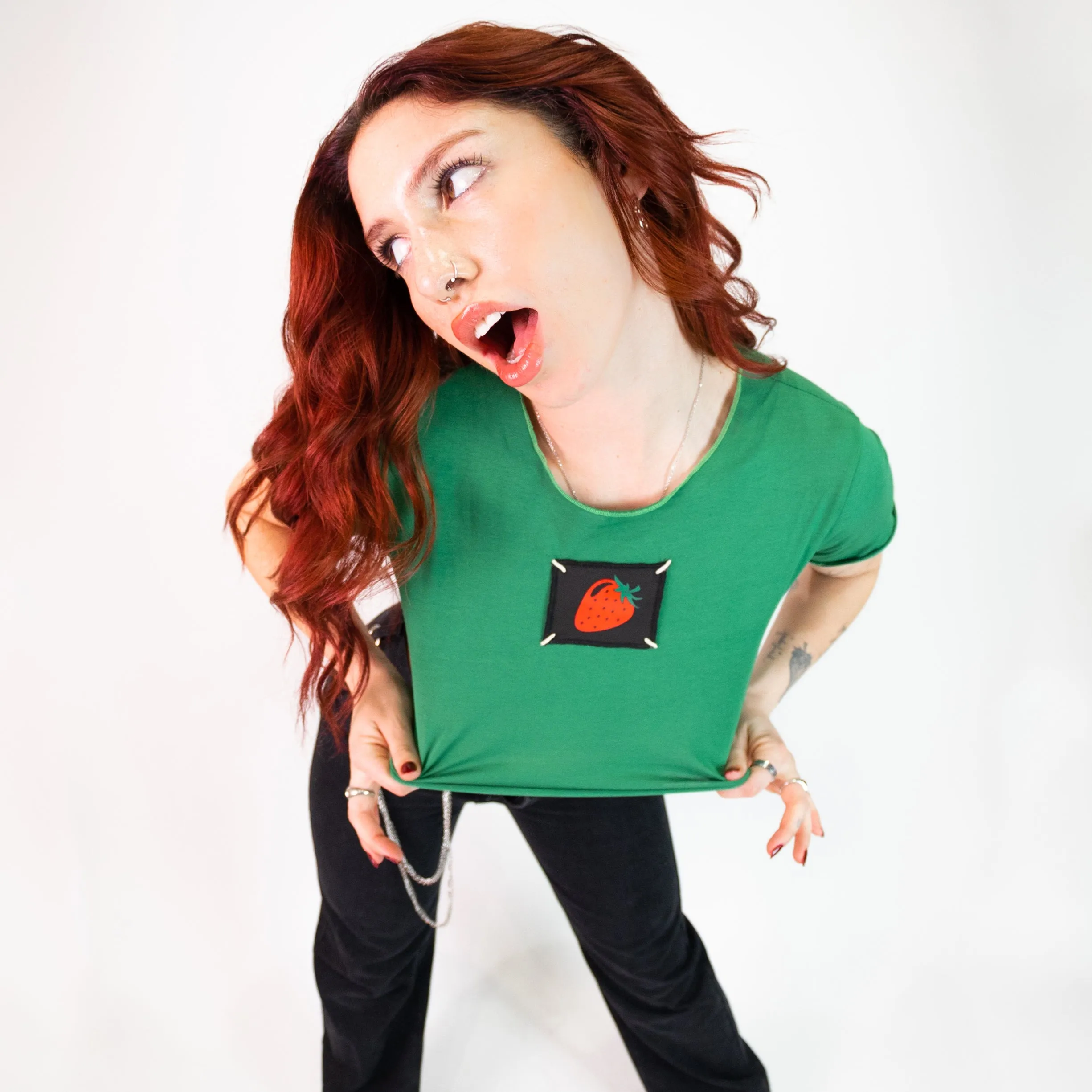 Short And Sweet Crop Top sold by Empty Soda product image thumbnail 4