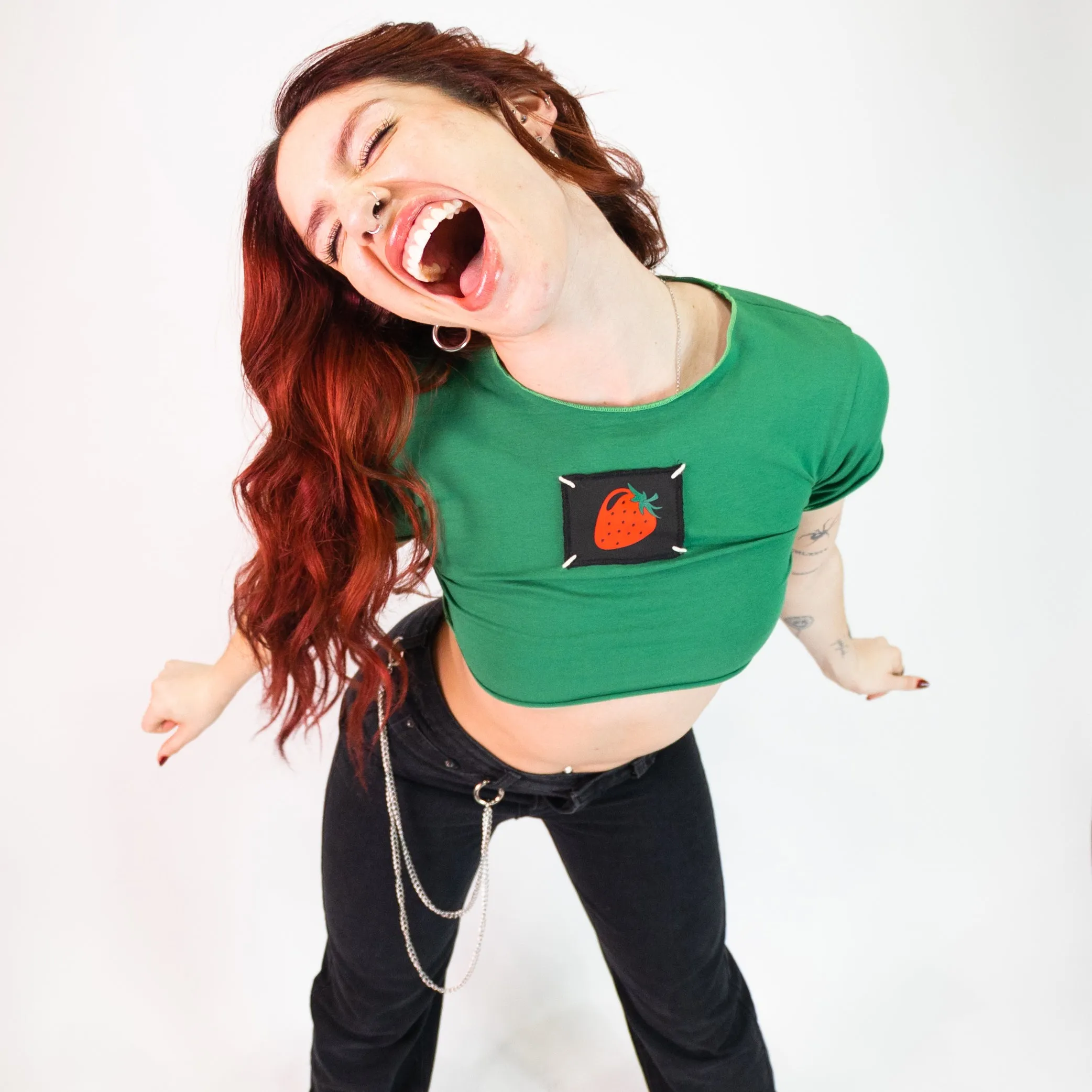 Short And Sweet Crop Top sold by Empty Soda product image thumbnail 5