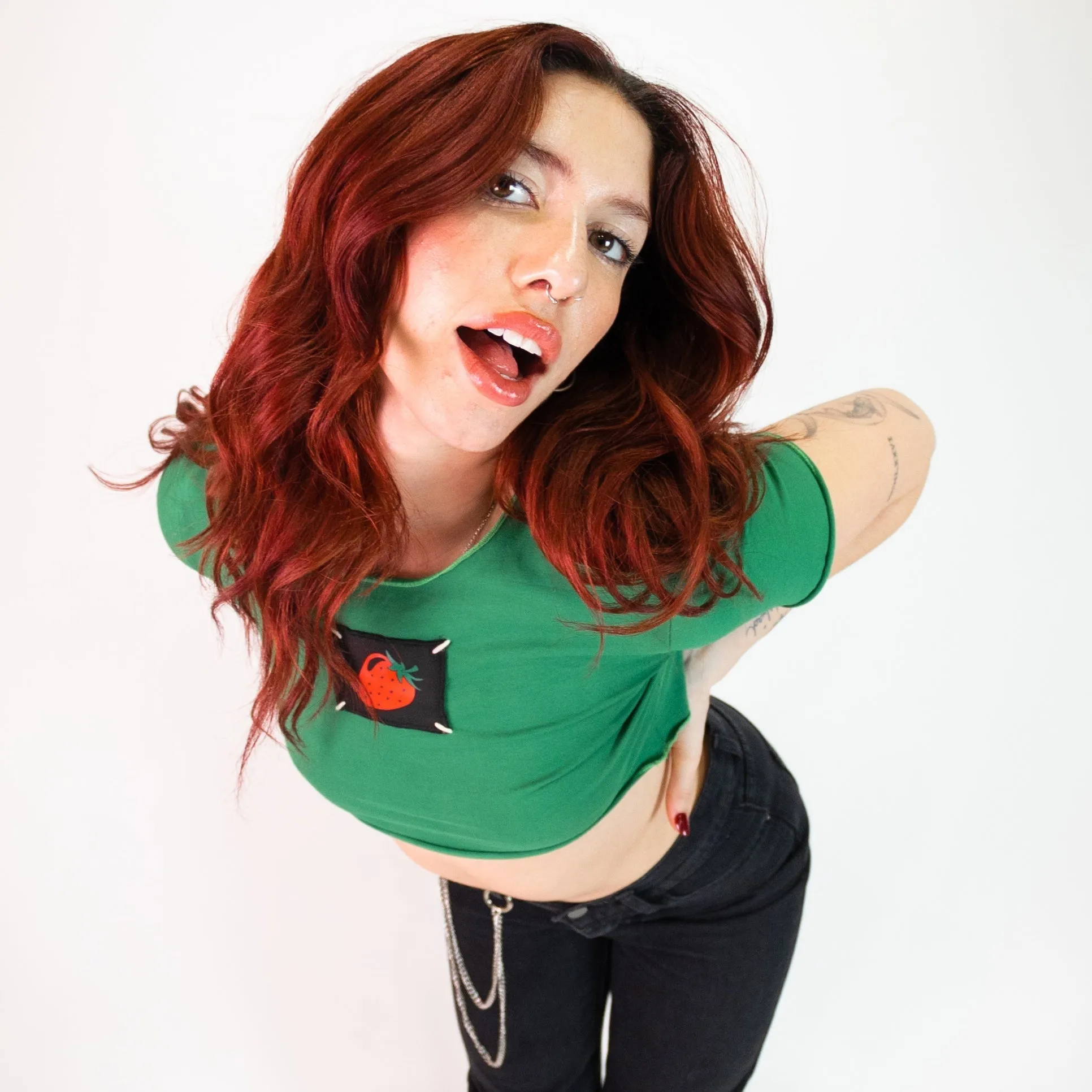 Short And Sweet Crop Top sold by Empty Soda product image thumbnail 3