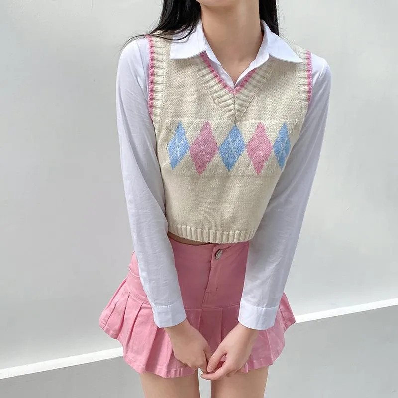 Prep School Princess Sweater Vest sold by Empty Soda product image thumbnail 4