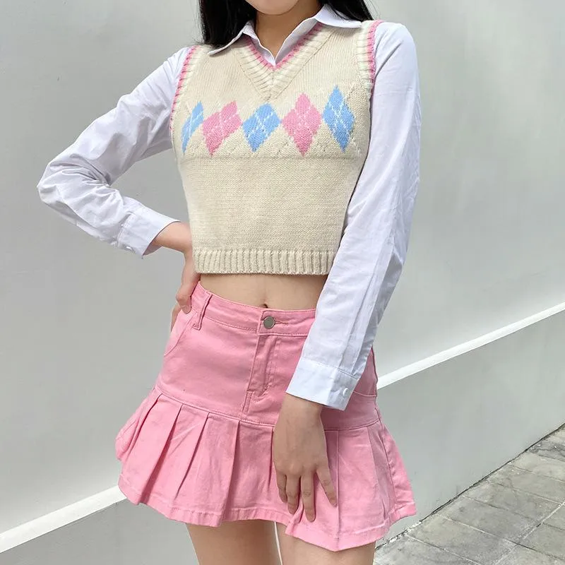 Prep School Princess Sweater Vest sold by Empty Soda product image thumbnail 3