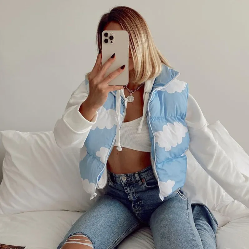 Head In The Clouds Vest sold by Empty Soda