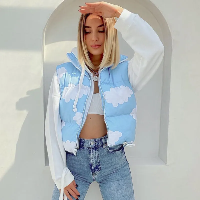 Head In The Clouds Vest sold by Empty Soda product image thumbnail 2