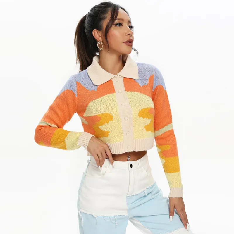 Sunsets With You Knit Sweater sold by Empty Soda