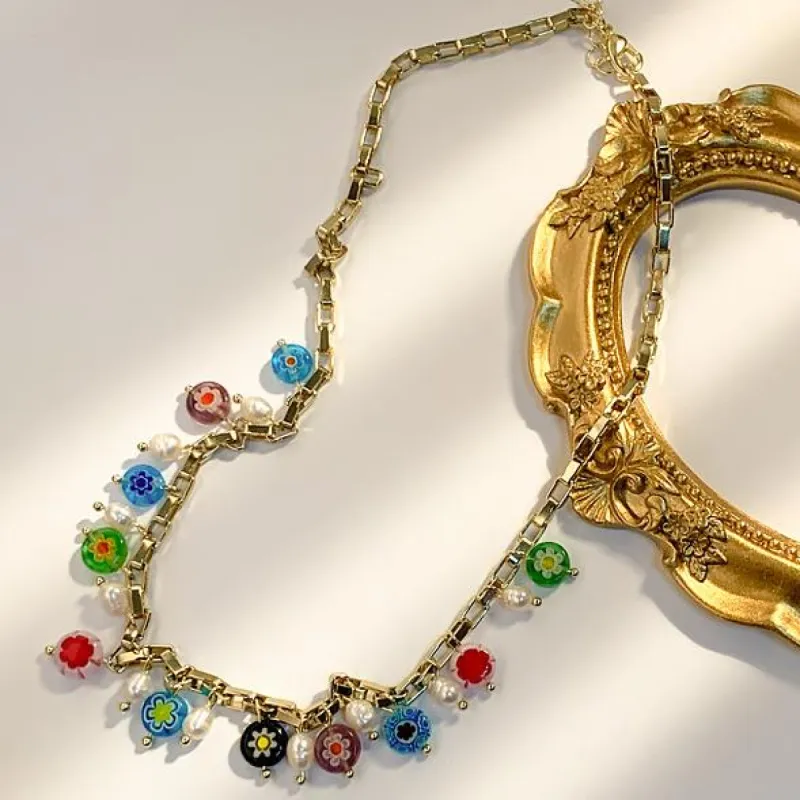 Dreamin' In The Garden Necklace sold by Empty Soda