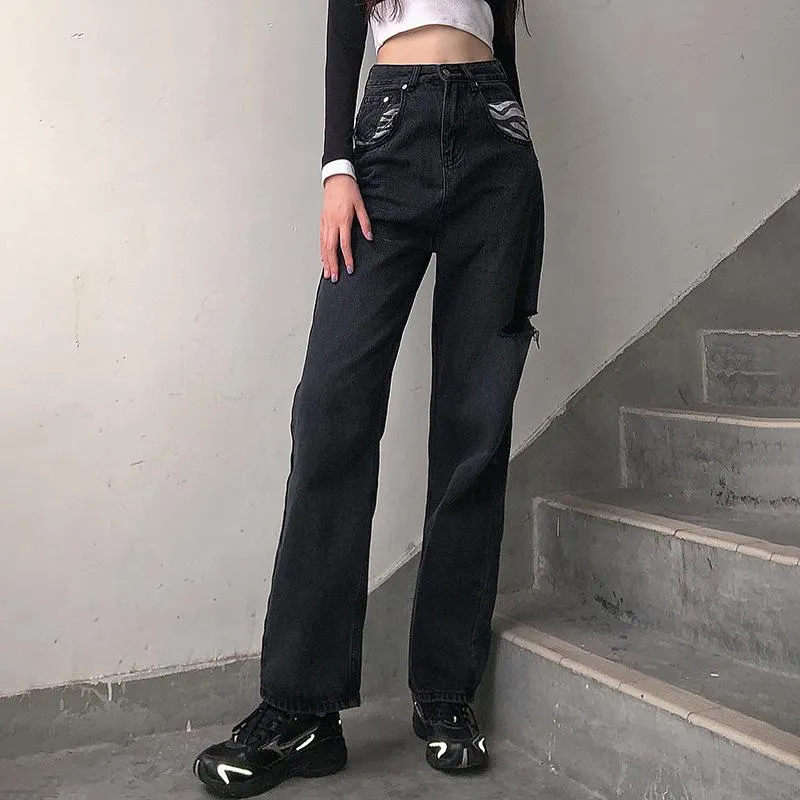 Take Me To Techno Jeans sold by Empty Soda product image thumbnail 2