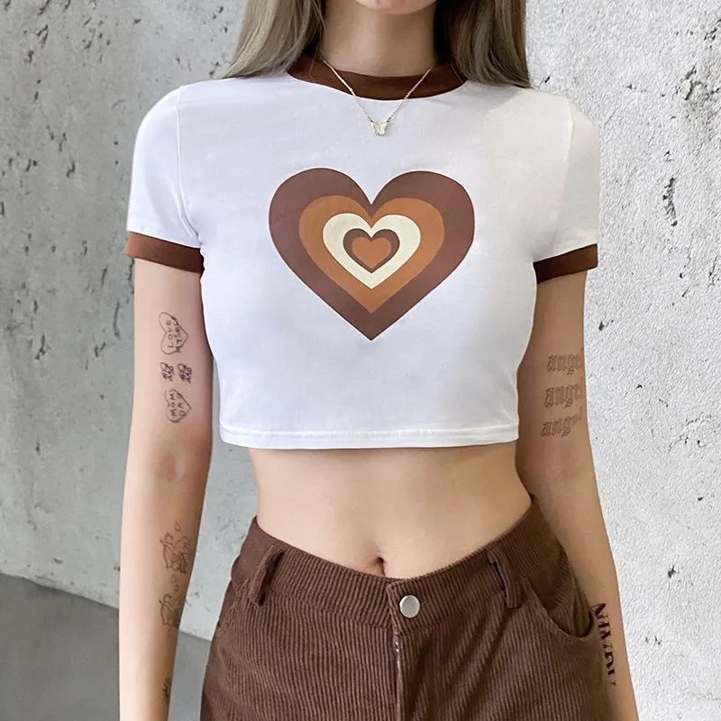 Kaleidoscope Love Crop Top sold by Empty Soda
