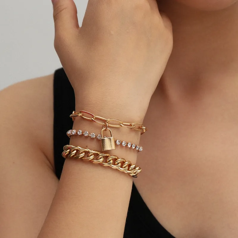 Loveless Lock N' Chain Bracelets made by Empty Soda