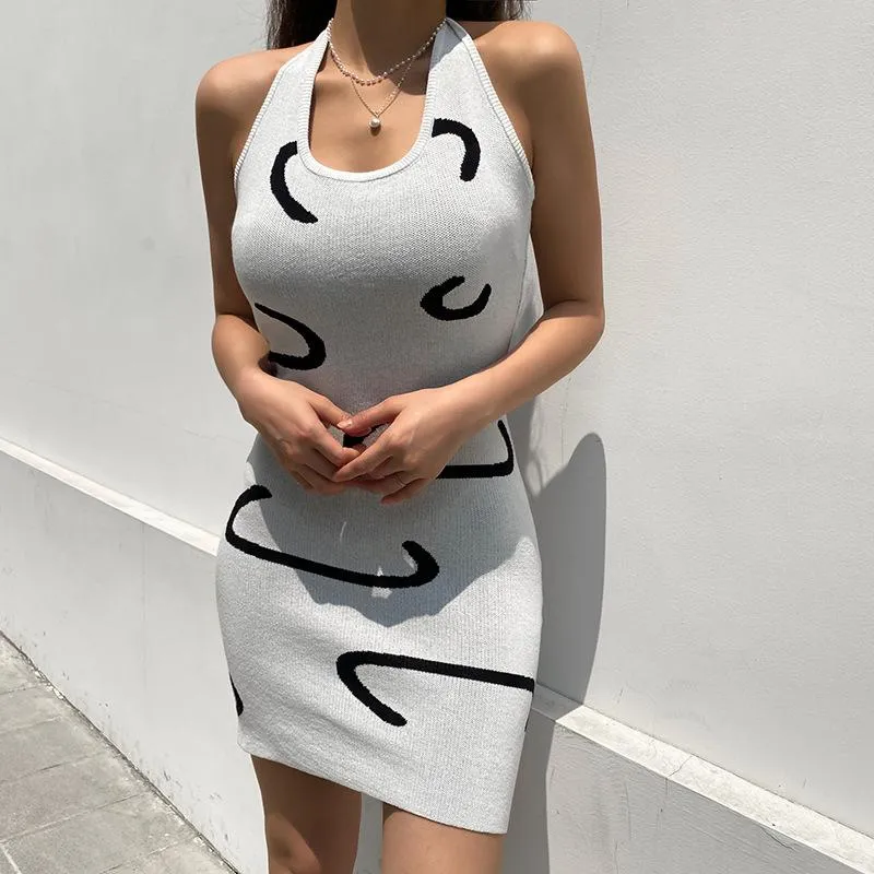 This is Me Trying Halter Dress sold by Empty Soda product image thumbnail 4