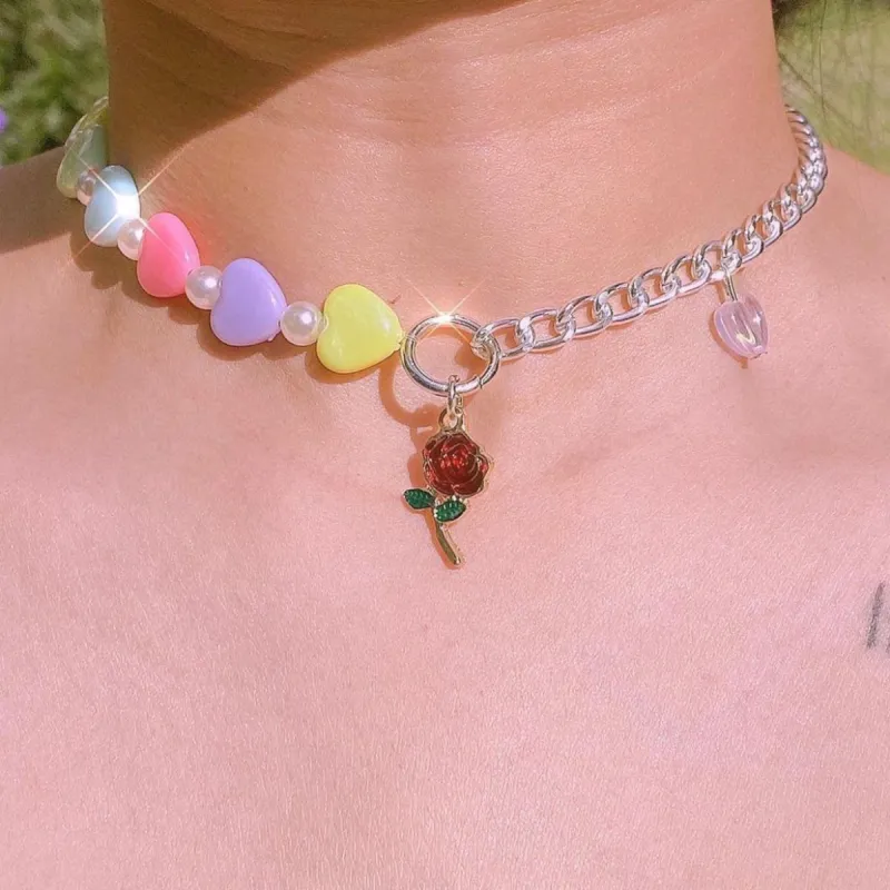 The Rarest Rose Necklace sold by Empty Soda