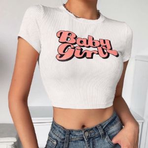(Not Ur) Baby Girl Crop Top sold by Empty Soda