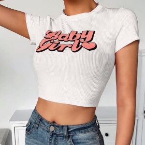 (Not Ur) Baby Girl Crop Top sold by Empty Soda