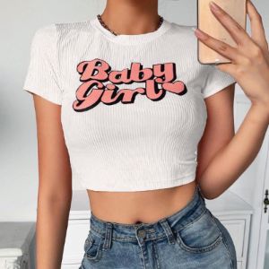(Not Ur) Baby Girl Crop Top sold by Empty Soda