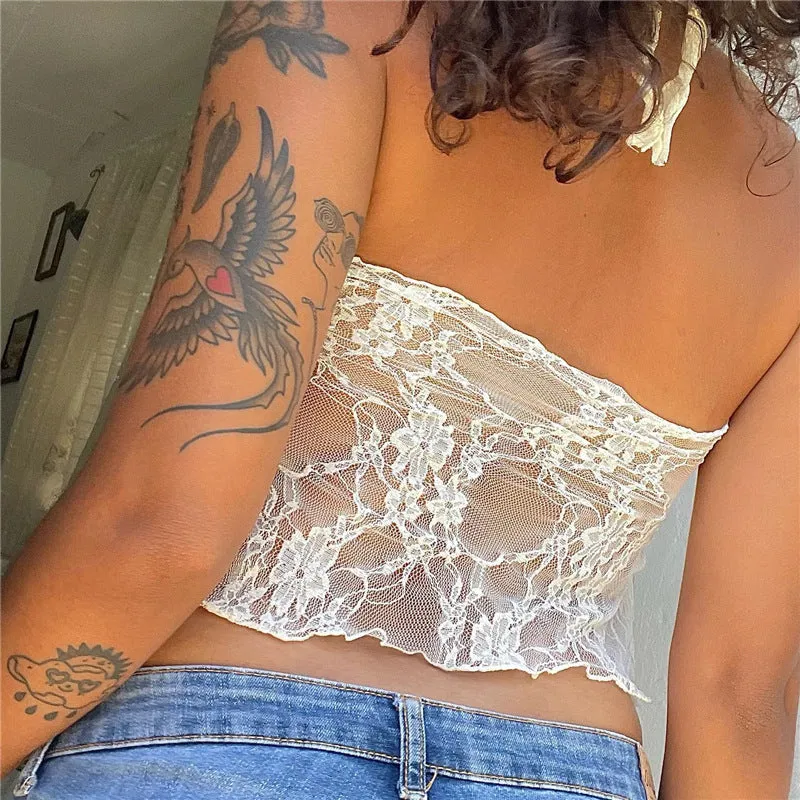 Catch U Later Laced Top sold by Empty Soda product image thumbnail 2