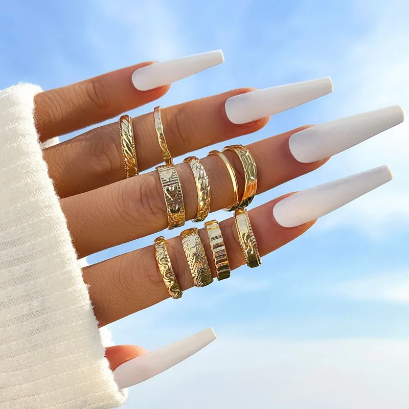 The Golden Child Ring Set sold by Empty Soda