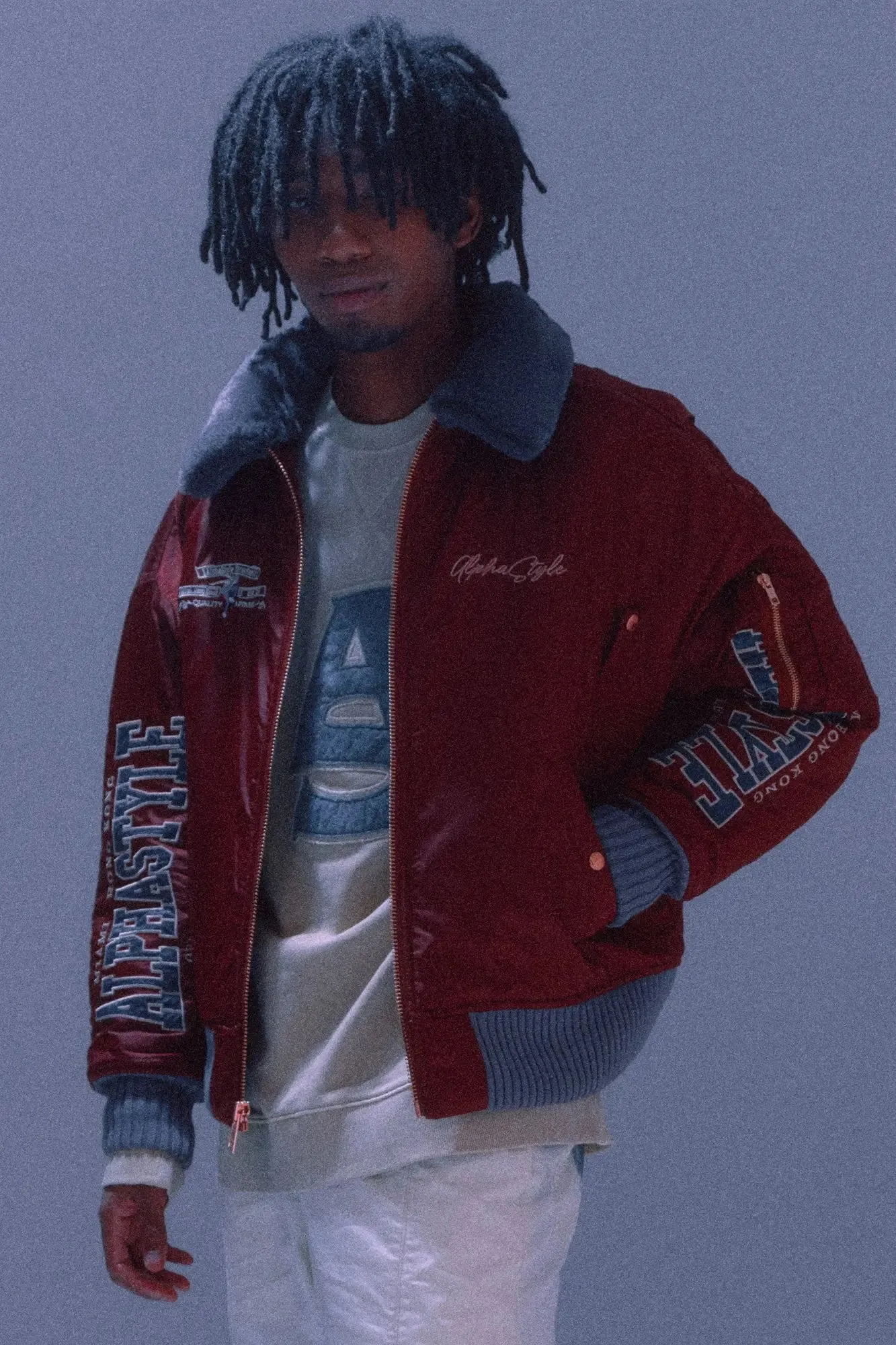 Hermosa Primaloft® Padded Flight Jacket sold by AlphaStyle product image thumbnail 2