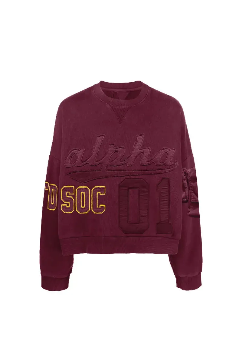 Mindy Wide Fit Sweatshirt sold by AlphaStyle product image thumbnail 4